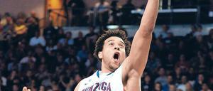 Der Wahnsinn beginnt. Elias Harris ist mit den Gonzaga Bulldogs noch nie in die Runde der besten 16 Teams eingezogen.