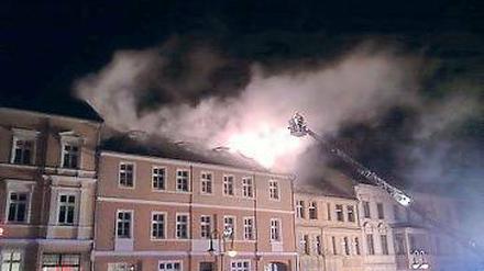 Feuer. 2012 brannte in Bad Freienwalde auch ein Wohnhaus.