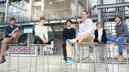 Neuausrichtung. Das Team des Filmfestivals „Sehsüchte“ im Gebäude der Filmhochschule HFF, die stärker in das Festival mit einbezogen werden soll.