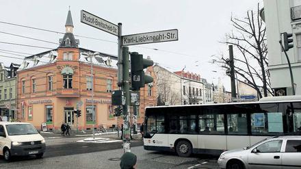 Baustelle. In der kommenden Woche werden hier die Busse umgeleitet.