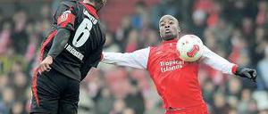 Ohne Emotionen. Mosquera trifft heute mit Cottbus auf seinen Ex-Klub Union.