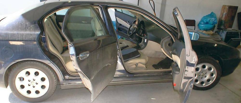 Das Fahrzeug: In diesem Alfa Romeo war laut Polizei ein Teil der Beute.