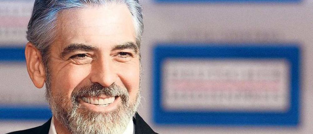 Hollywood-Star. G. Clooney steht in Babelsberg vor und hinter der Kamera.