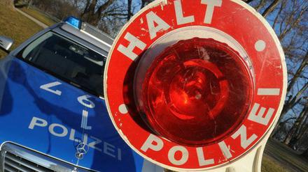 Die Polizei konnte das Auto der Einbrecher stoppen.