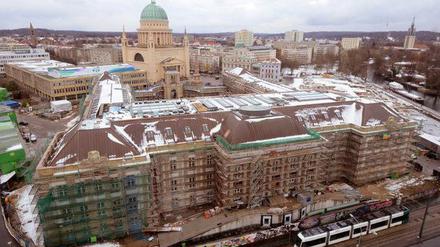 Steine des Anstoßes: Der Landtagsneubau in Potsdam sorgt für heftigen Streit zwischen Architekt und Finanzministerium.