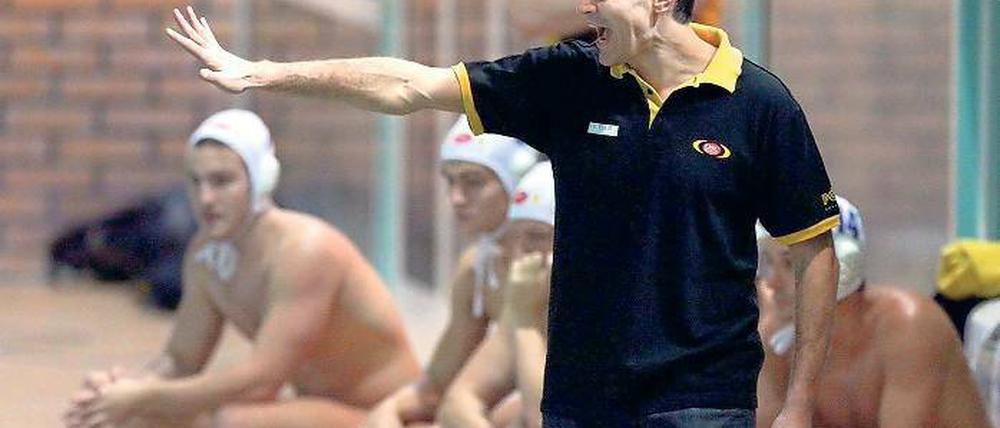 Fordert Heimsieg gegen Wedding. Potsdams Coach Alexander Tchigir.