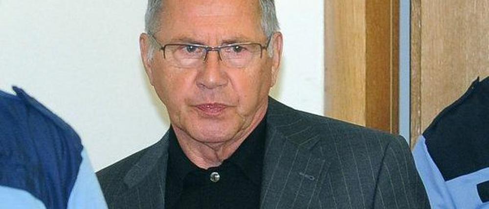 Der ehemalige Bürgermeister von Ludwigsfelde, Heinrich Scholl, steht unter Verdacht, seine Frau ermordet zu haben.
