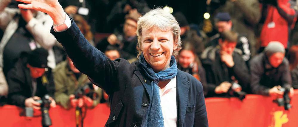 Unter Schweigepflicht. Der Potsdamer Regisseur Andreas Dresen („Wolke 9“) auf dem roten Teppich bei der Berlinale..
