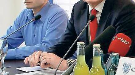 SVB-Ex-Vorständler: Frank H. Walter-von Gierke (r.) und Dirk Petermann.