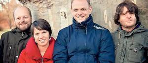 Konzert wie im Wohnzimmer: Die Band Rubens Poesipop.