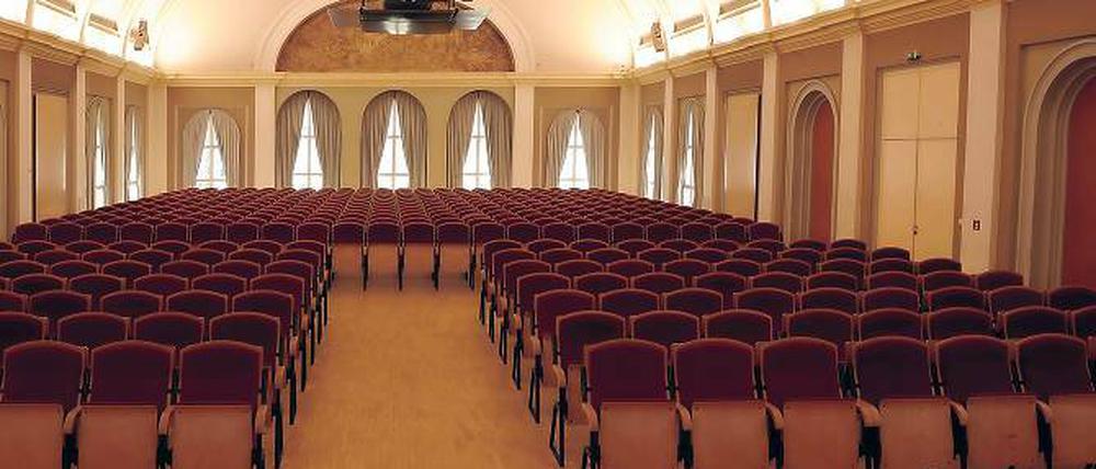 Renovierungsbedarf. Im Audimax.