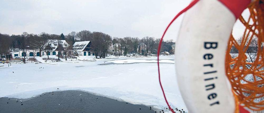 Schön still hier. Der Wannsee soll nicht von Flugzeugen überquert werden.