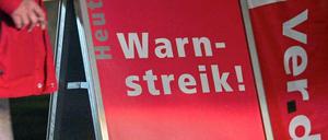 Erneut Warnstreik im Nahverkehr: Diesesmal trifft es Cottbus, Schwedt und Brandenburg/Havel.