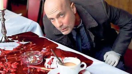 Mörderisch. Schauspieler Christian Berkel als Kommissar Schumann.