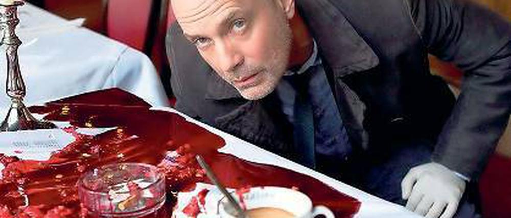 Mörderisch. Schauspieler Christian Berkel als Kommissar Schumann.