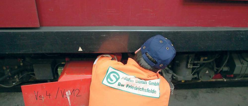 Anfällig. Auch in diesem Winter müssen viele Züge in die Werkstatt.