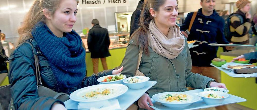 Mensa-Zoff. Keine gegenseitige Nutzung zwischen Berlin und Brandenburg.