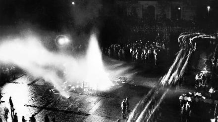 Wenn der Irrsinn regiert. Der 10. Mai 1933 ging als Tag der Bücherverbrennung in die Geschichte ein. Zehntausende Bücher wurden allein in dieser Nacht ein Raub der Flammen, wie hier vor der Universität Berlin.