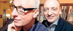 Erste Wahl. Volker Wieprecht (links) und Robert Skuppin moderierten von 1994 bis 2011 in Potsdam gemeinsam, erst bei „Fritz“, dann bei „Radio Eins“.