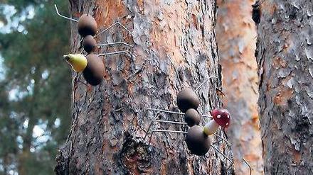 Verschwunden: Die Ameisen des Holzbildkünstlers Ulli Kittelmann.