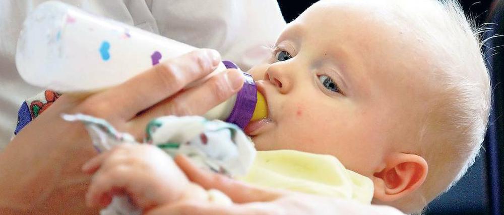 Die Muttermilch machts. Aber in einwandfreiem Zustand, warnt das Rathaus.