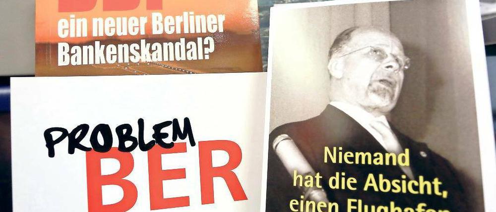 Wer den Schaden hat ... Sprüche zum BER gibt es nicht nur im Internet zuhauf.