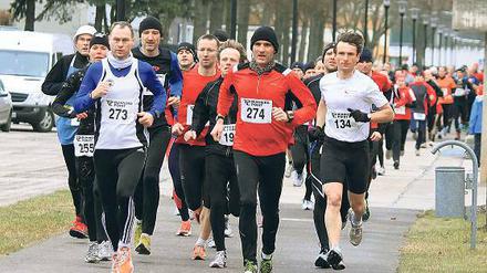 Rekord. 286 Hobbyläufer nahmen am Silvesterlauf teil.