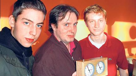 Die Erstplatzierten. Ulf von Herman, Wiede Friedrich (r.), Jan Paul Cremer (l.).