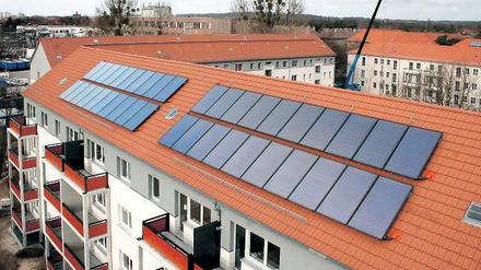 Energie vom Dach. Auch in der in der Region Teltow gibt es noch viel Potenzial für die Energieerzeugung vor Ort.
