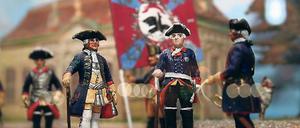 Souverän. Der alte Fritz, hier als Zinnfigur mit Stock, war sein eigener Chef - und der von allen anderen. Heute haben viele etwas zu sagen. Das ganze Jahr 2012 lang fragten die PNN die Potsdamer nach ihren Herrschaftsphantasien.