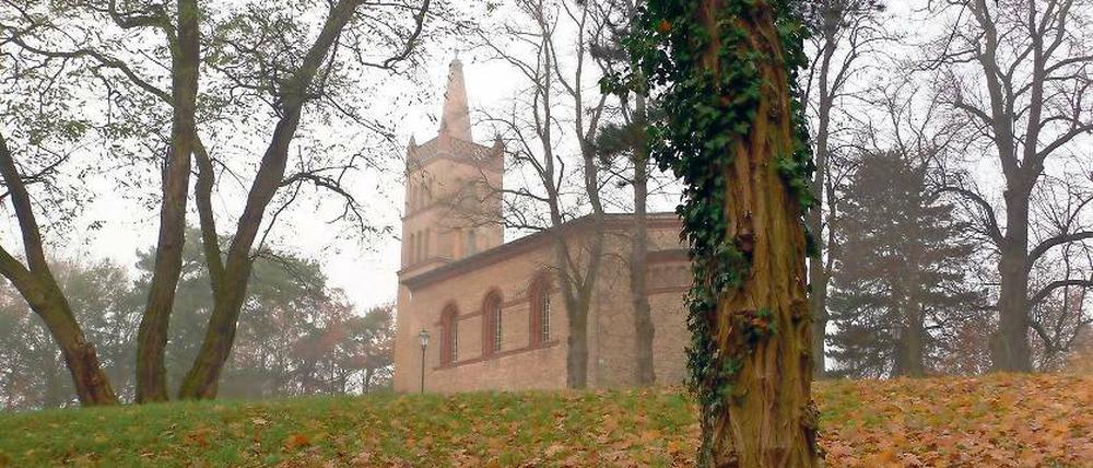 Attraktiver Festspielort: Die nach Plänen von Karl-Friedrich Schinkel erbaute Kirche auf dem Petzower Grellberg.