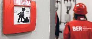 Brandschutzproblem. Auf der Baustelle des BER geht es kaum voran.