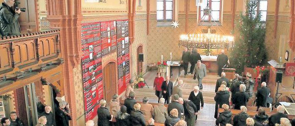 Feierlich. Seit 2005 ist die Geltower Kirche saniert, am Wochenende wurde ihr 125-jähriges Jubiläum gefeiert.