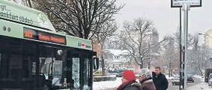 Ärgerlich: Die Buslinie 983 hält nicht am Markt von Slubice.