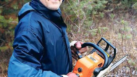 Für die Natur im Einsatz. Der Potsdamer Nabu-Chef Frank Fiedler hat sich in der Natur schon immer wohl gefühlt, auch hier an der alten Kiesgrube bei Caputh.