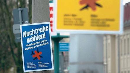 Endspurt für die Fluglärmgegner. Am Montag endet die Frist für das Volksbegehren für ein strengeres Nachtflugverbot. In den vergangenen Tagen hat die Initiative mehr Potsdamer mobilisieren können, als zuvor selbst prognostiziert.