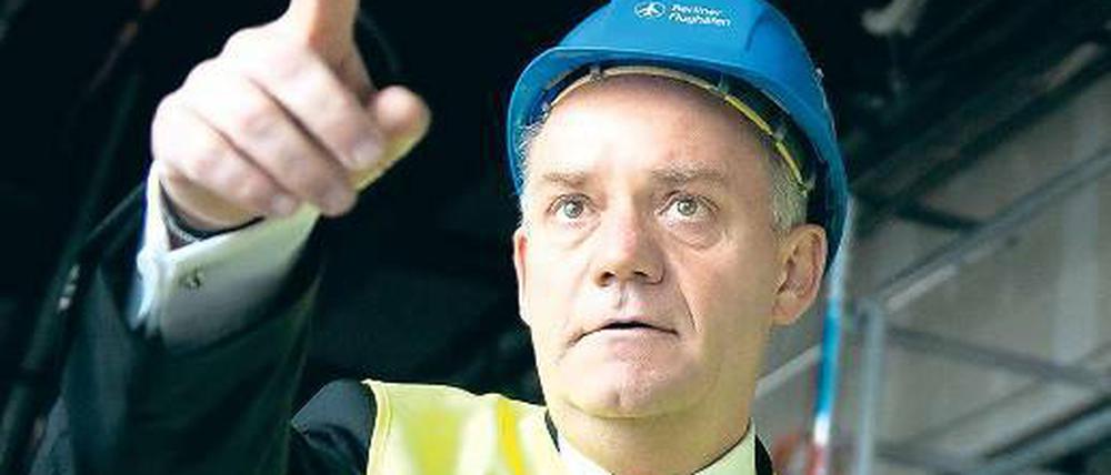 Wohin geht es? Dem BER-Geschäftsführer steht eine schwere Woche bevor.