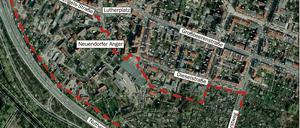 Im Schönheitsschlaf. Potsdam könnte das markierte Areal rund um den Neuendorfer Anger zum Entwicklungsgebiet erklären und die Zukunft dann selbst steuern.