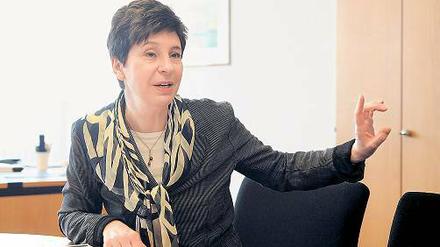 Neue Herausforderung. Uni-Kanzlerin Barbara Obst-Hantel.