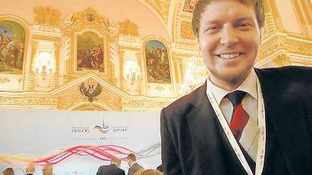 Bernhard Begemann (22) studiert im fünften Semester Interdisziplinäre Russlandstudien an der Uni Potsdam. Er nahm am diesjährigen Petersburger Dialog teil.