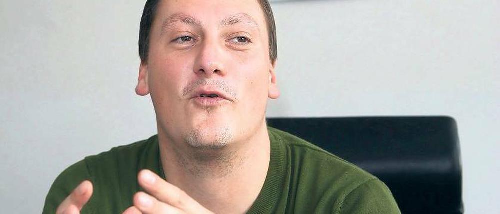 Will eine moderne und traditionsbewusste Linke: Potsdams Linke-Kreischef Sascha Krämer.