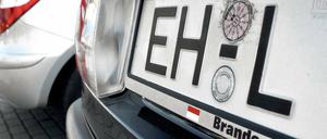 Kurzes Gastspiel. Das Altkennzeichen für Eisenhüttenstadt mit dem Kürzel EH wurde nur drei Jahre lang ausgegeben.