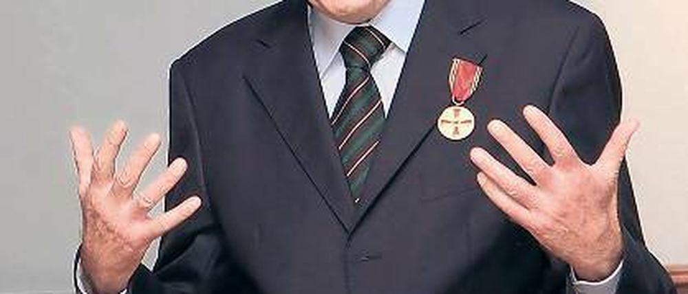 Geehrt. Jochim Sedemund bekam die Bundesverdienstmedaille.