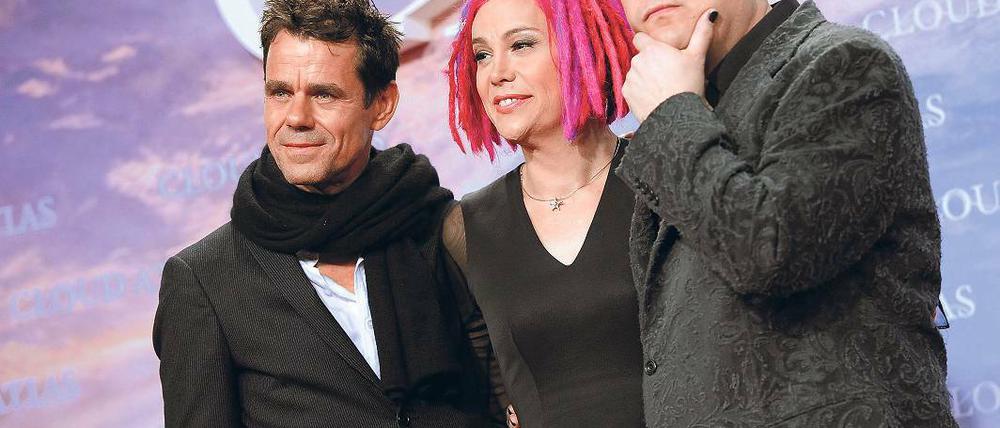 Drei für 100 Millionen Euro: Tom Tykwer sowie Lana und Andy Wachowski durften als Regie-Trio für den „Wolkenatlas“ das größte Budget in der deutschen Filmgeschichte ausgeben.