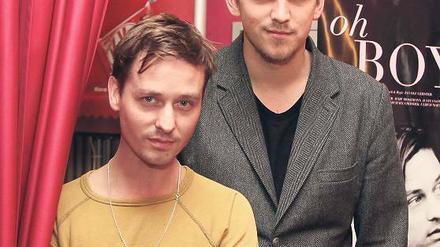Präsentierten „Oh Boy“. Tom Schilling (l.) und Jan Ole Gerster im Thalia.