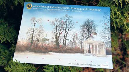 Winterlich. Das Titelmotiv des Kalenders ist auch der Hauptgewinn.