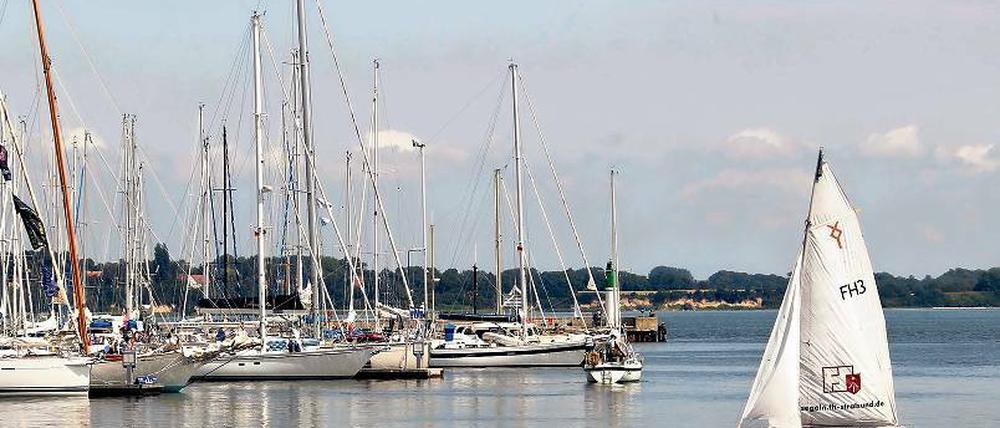 Jachthafen Stralsund. Von märkischen Fördergeldern profitiert bisweilen vor allem der Ostseeraum.