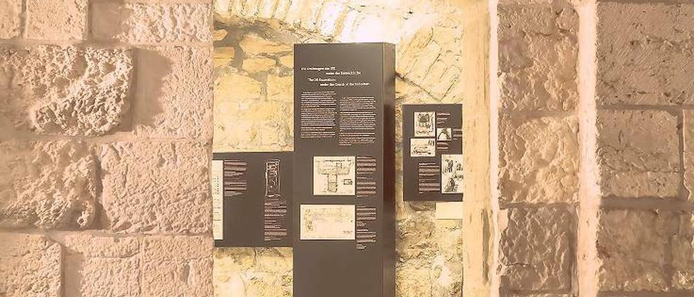 Tor zur Vergangenheit. Heute wird an der Jerusalemer Erlöserkirche der archäologische Park „Durch die Zeiten“ eröffnet. Potsdamer FH-Studenten wirkten daran mit.
