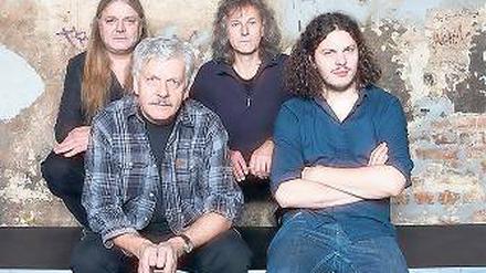 Bluesrocker. Die Engerlinge Manne Pokrandt, Wolfram Bodag , Heiner Witte und Hannes Schulze, v. l. .