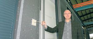 Fehlt nur die Klingel. Haacke-Technikchef Hoffmann steht vor der Tür.